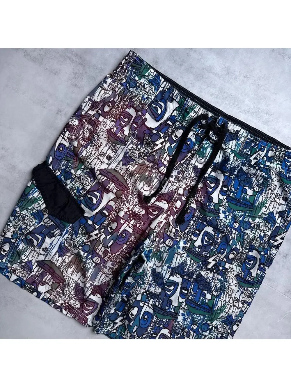 Y2K Scott Benson Maui Hawaii 00s Surf Board Vintage Shorts